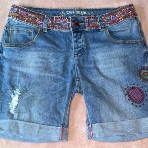 Desigual Women's Denin Bermuda Shorts